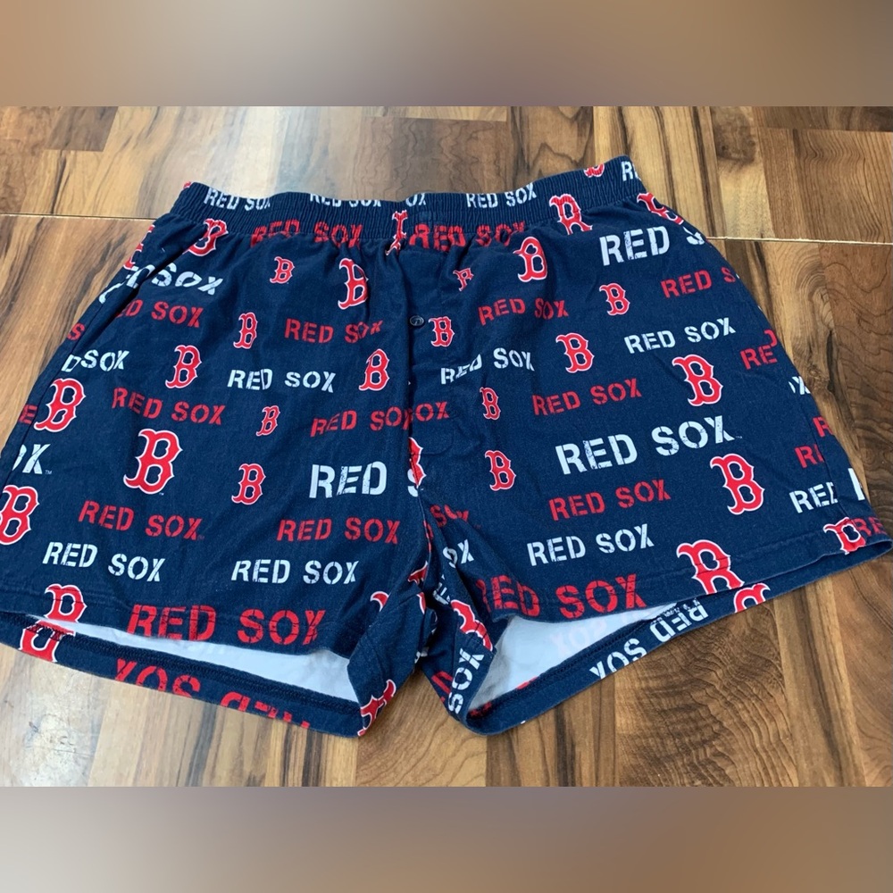 Boston Red Sox Baseball Large Concepts Sport Boxer Boxers Shorts MLB Licensed